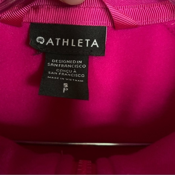 Athleta Fuchsia Pink Hoodie Size S - Picture 2 of 8